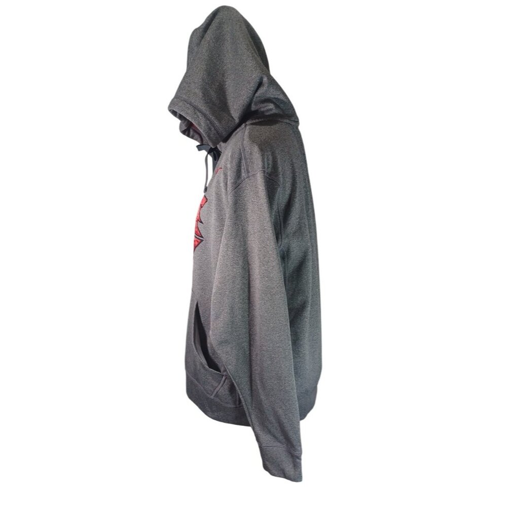 Rare NWOT Small Nike Manny Pacquiao Pullover Boxing Hoodie therma gray Men's S - Picture 9 of 10